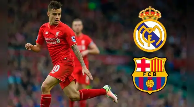 Liverpool exige una fortuna por dejar ir a Philippe Coutinho. ¿Qué dirán el Barcelona y el Real Madrid)