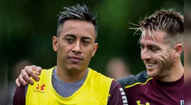 Christian Cueva y Julio Buffarini se hicieron el mismo peinado. 