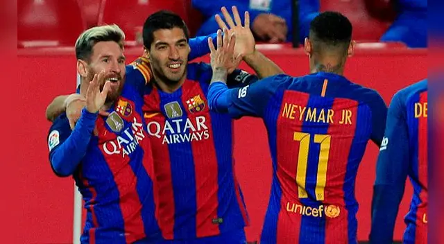 Barcelona venció 2-1 al Sevilla en la fecha 11 de la Liga Santander.