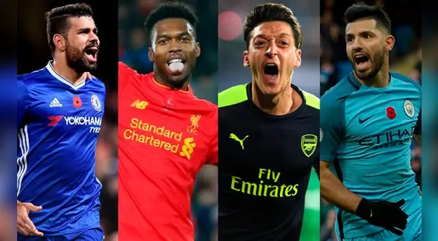 Chelsea, Liverpool, Arsenal y Manchester City protagonistas de la Premier League.