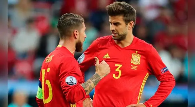 Sus diferencias quedaron de lado por España, pero Sergio Ramos y Gerard Piqué volverán a ser rivales en el clásico