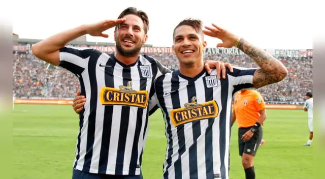 Claudio Pizarro y sus ídolos en Alianza Lima.