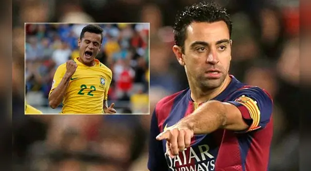 Xavi Hernández ve a Philippe Coutinho capaz de mejorar al Barcelona. Xavi Hernández ve a Philippe Coutinho capaz de mejorar al Barcelona.