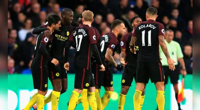 Manchester City vs. Crystal Palace: Yaya Touré celebra su tanto 