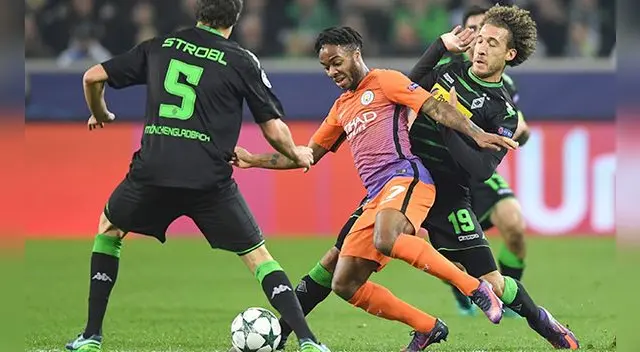 Manchester City empató 1-1 ante Borussia M'Gladbach y clasificó a octavos de final de Champions League