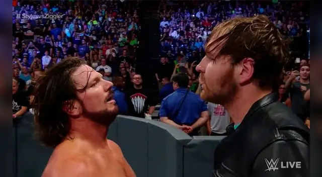 En WWE SmackDown Live, AJ Styles y Dean Ambrose se verán las caras.
