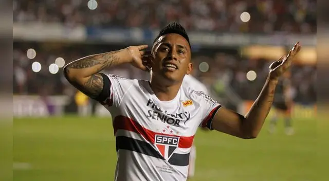Christian Cueva va camino a ser ídolo en el Sao Paulo tras su destacadas actuaciones. 