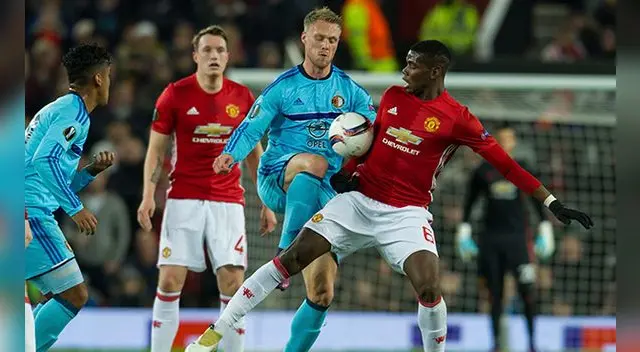 Manchester United goleó 4-0 a Feyenoord de Renato Tapia por Europa League Manchester United goleó 4-0 a Feyenoord de Renato Tapia por Europa League