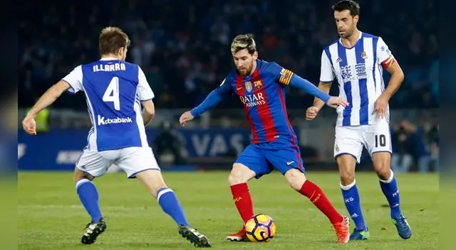 Barcelona vs. Real Sociedad, por la fecha 14 de la Liga Santander. Barcelona vs. Real Sociedad, por la fecha 14 de la Liga Santander.