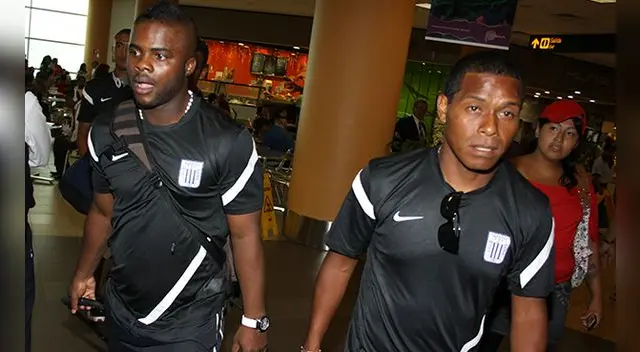 Johnnier Montaño y Juan Jayo cuando eran compañeros en Alianza Lima.