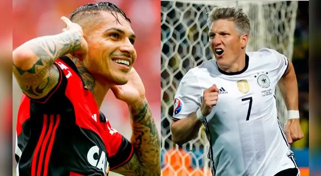 Paolo Guerrero seguiría en Flamengo y podría tener como rival a Bastian Schweinsteiger