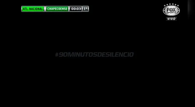 Fox Sports de Brasil rindió homenaje transmitiendo el partido entre Atlético Nacional vs. Chapecoense.