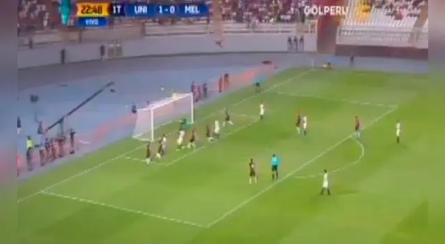 En el Universitario vs. Melgar, Diego Guastavino casi anota un golazo de córner. En el Universitario vs. Melgar, Diego Guastavino casi anota un golazo de córner.