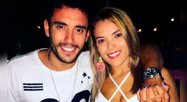 Alan Ruschel y su novia Marina Storchi. Alan Ruschel y su novia Marina Storchi.