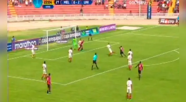 Omar Fernández puso el primero en el Universitario vs. Melgar.
