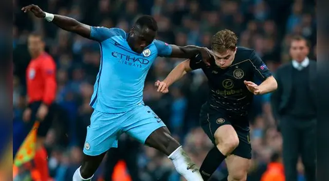 Manchester City vs. Celtic de Escocia, por la fase de grupos de la Champions League.