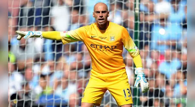 Willy Caballero espera con ansias a Messi en Manchester City.