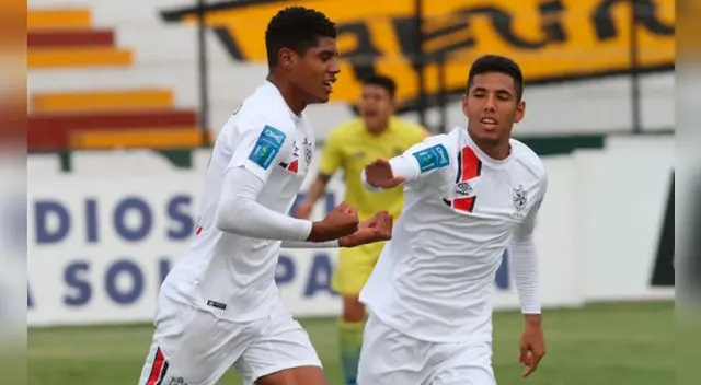 Wilder Cartagena celebra su gol a Comerciantes Unidos en este 2016.