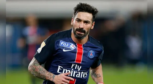 Ezequiel Lavezzi durante su etapa en el PSG.