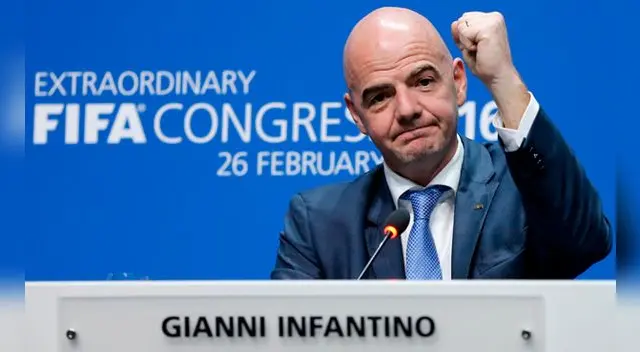 Presidente de la FIFA, Gianni Infantino, defiendie la idea de un Mundial con 48 equipos. Presidente de la FIFA, Gianni Infantino, defiendie la idea de un Mundial con 48 equipos.