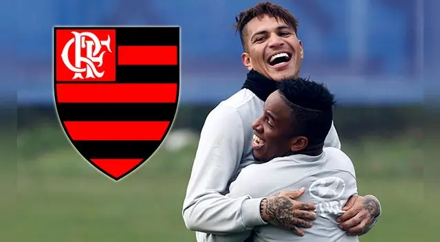 Jefferson Farfán y Paolo Guerrero, la dupla que no será en el Flamengo.