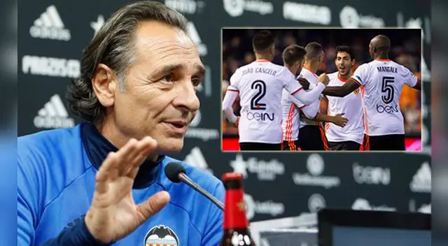 Cesare Prandelli dio un explosivo discurso directo a los jugadores del Valencia. Cesare Prandelli dio un explosivo discurso directo a los jugadores del Valencia.