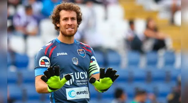 Salomón Libman durante un partido de César Vallejo en Matute. Salomón Libman durante un partido de César Vallejo en Matute.