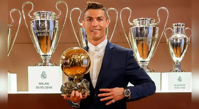 Cristiano Ronaldo ganador del Balón de Oro 2016. Cristiano Ronaldo ganador del Balón de Oro 2016.
