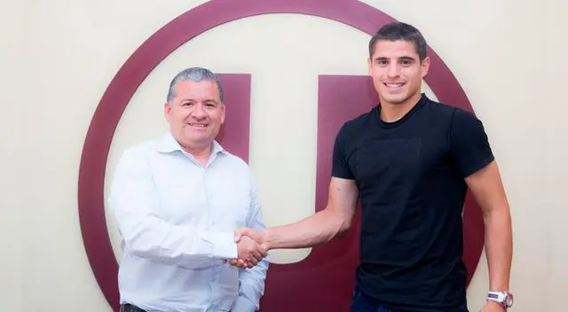 En Facebook, Universitario de Deportes confirmó la llegada de Aldo Corzo.