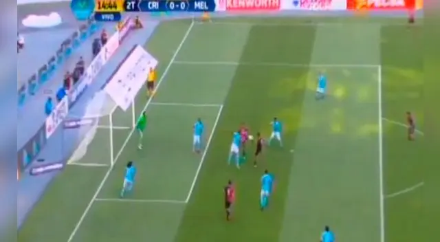 En el Sporting Cristal vs. Melgar, Hernán Hinostroza tuvo el gol del partido.