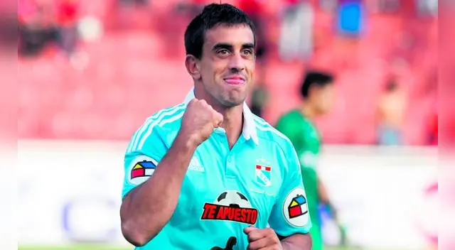 Diego Ifrán celebra su gol a Melgar en Arequipa. Diego Ifrán celebra su gol a Melgar en Arequipa.