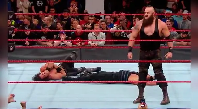 En el Monday Night Raw, Braun Strowman le propinó una brutal a Seth Rollins y a Roman Reigns. En el Monday Night Raw, Braun Strowman le propinó una brutal a Seth Rollins y a Roman Reigns.