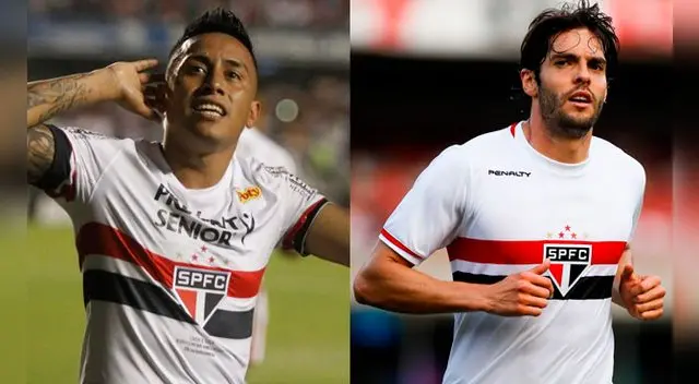 Christian Cueva jugaría al lado de Kaká en el Sao Paulo.