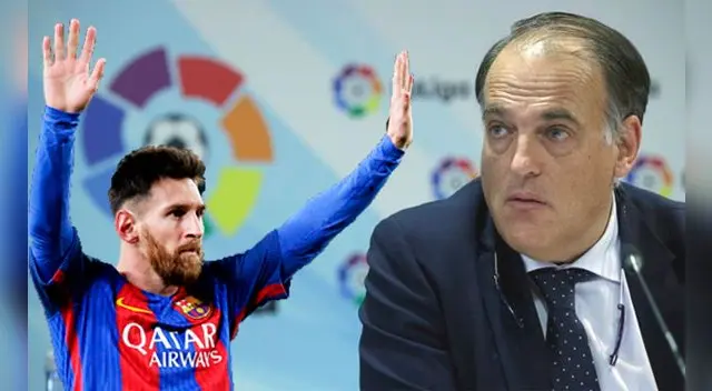 El presidente de la Liga Santander, Javier tebas, elogió a Lionel Messi. El presidente de la Liga Santander, Javier tebas, elogió a Lionel Messi.