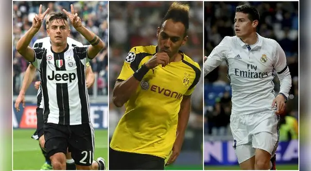 Paulo Dybala, Aubameyang y James Rodríguez, claves para la temporada 2017-18 del Real Madrid. Paulo Dybala, Aubameyang y James Rodríguez, claves para la temporada 2017-18 del Real Madrid.