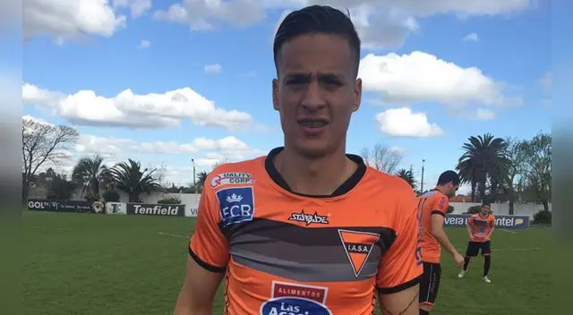 Gonzalo Godoy durante su paso por el Sud América de Uruguay.