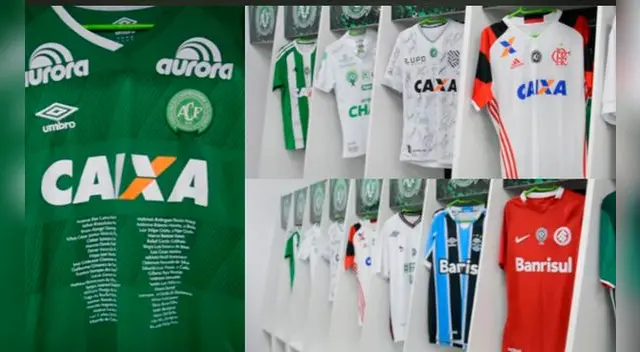 Chapecoense agradece el gesto de los clubes brasileños en la jornada final del Brasileirao. 