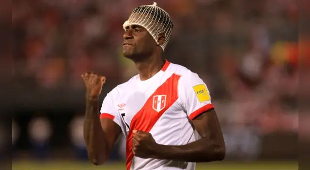 Christian Ramos celebra su gol a Paraguay en las Eliminatorias Rusia 2018. Christian Ramos celebra su gol a Paraguay en las Eliminatorias Rusia 2018.