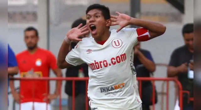 Édison Flores celebra su gol a Sporting Cristal que le dio el título del Apertura a Universitario. Édison Flores celebra su gol a Sporting Cristal que le dio el título del Apertura a Universitario.
