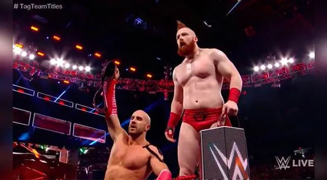 En Monday Night Raw, Cesaro y Sheamus vencieron a The New Day.
