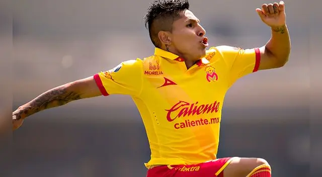 Raúl Ruidíaz tuvo una buena mitad de año en el Monarcas Morelia de México y fue considerado dentro de los mejores del Torneo Apertura de la Liga MX.