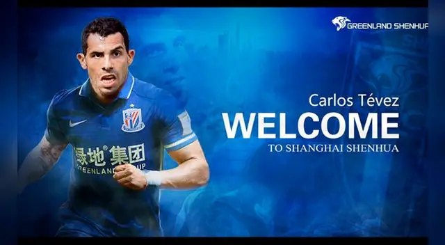 Carlos Tévez, oficializado como nuevo jugador de Shanghai Shenhua