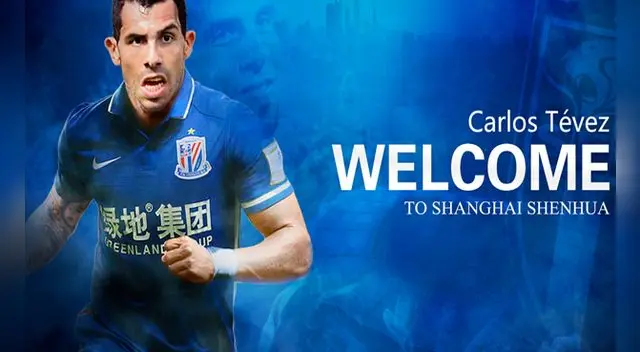 Carlos Tévez, tras haber firmado por el Shanghai Shensua de China, ganará una impresionante cifra tan solo en un año.