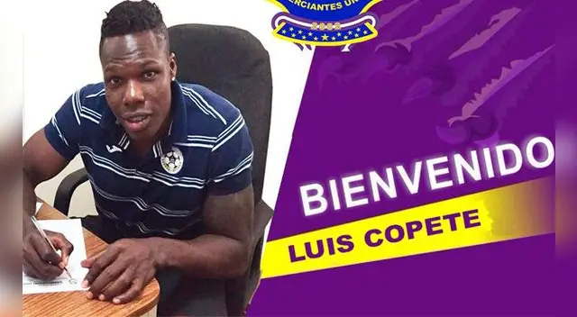 Comerciantes Unidos anuncia como flamente refuerzo a colombiano Luis Copete Comerciantes Unidos anuncia como flamente refuerzo a colombiano Luis Copete