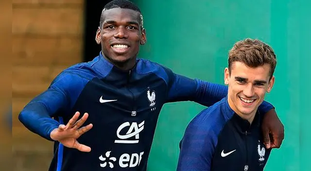 Paul Pogba tendría a Antoine Griezmann también como compañero en el Manchester United. Paul Pogba tendría a Antoine Griezmann también como compañero en el Manchester United.