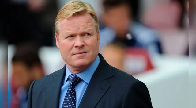 Ronald Koeman dirige actualmente al Everton de Inglaterra. Ronald Koeman dirige actualmente al Everton de Inglaterra.