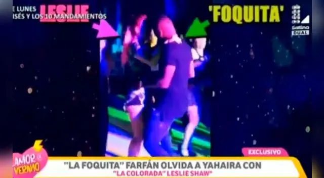 Captan a Jefferson Farfán y leslie Shaw bailando con todo en la fiesta de Paolo Guerrero.