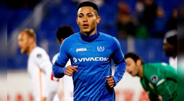 Jean Deza durante un partido del Levski Sofia. Jean Deza durante un partido del Levski Sofia.