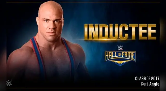 WWE anunció a Kurt Angle como el primer luchador del Salón de la Fama 2017. WWE anunció a Kurt Angle como el primer luchador del Salón de la Fama 2017.