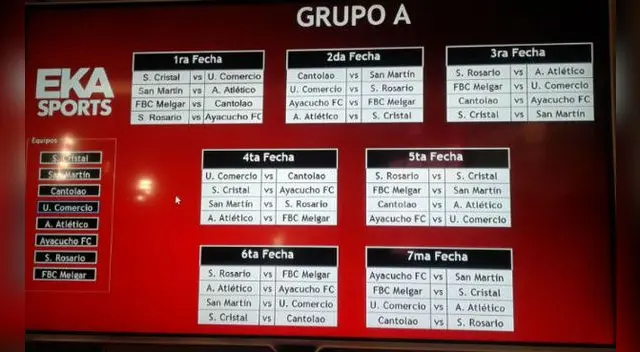Torneo de Verano 2017: mira cómo quedaron definidos los grupos.
